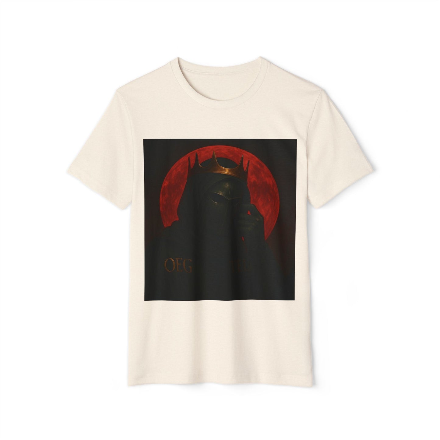 Organic T-Shirt - Oegtela King of the Red Moon Casual Wear
