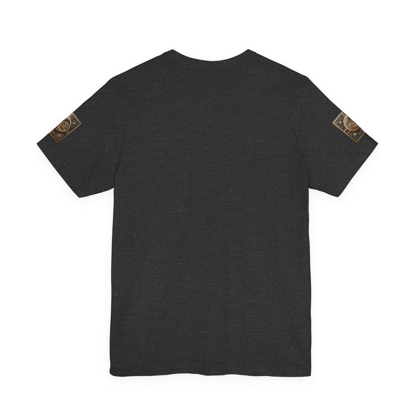 Moonlit Duality Graphic Tee — Vintage Art Nouveau Face Design