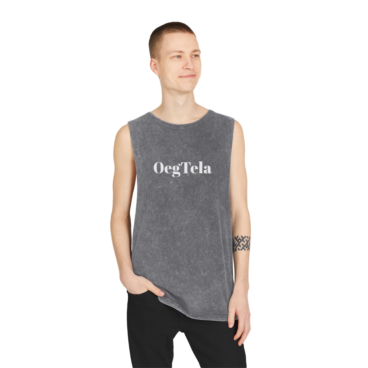 OegTela Unisex Stonewash Tank Top