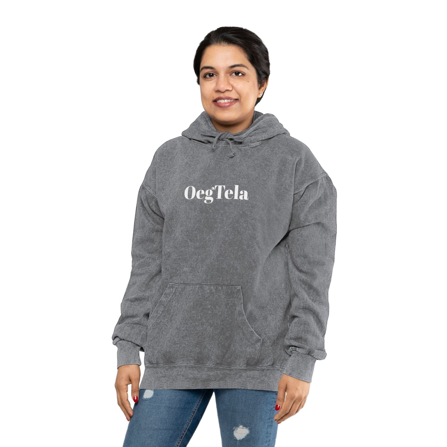 OegTela Unisex Mineral Wash Hoodie