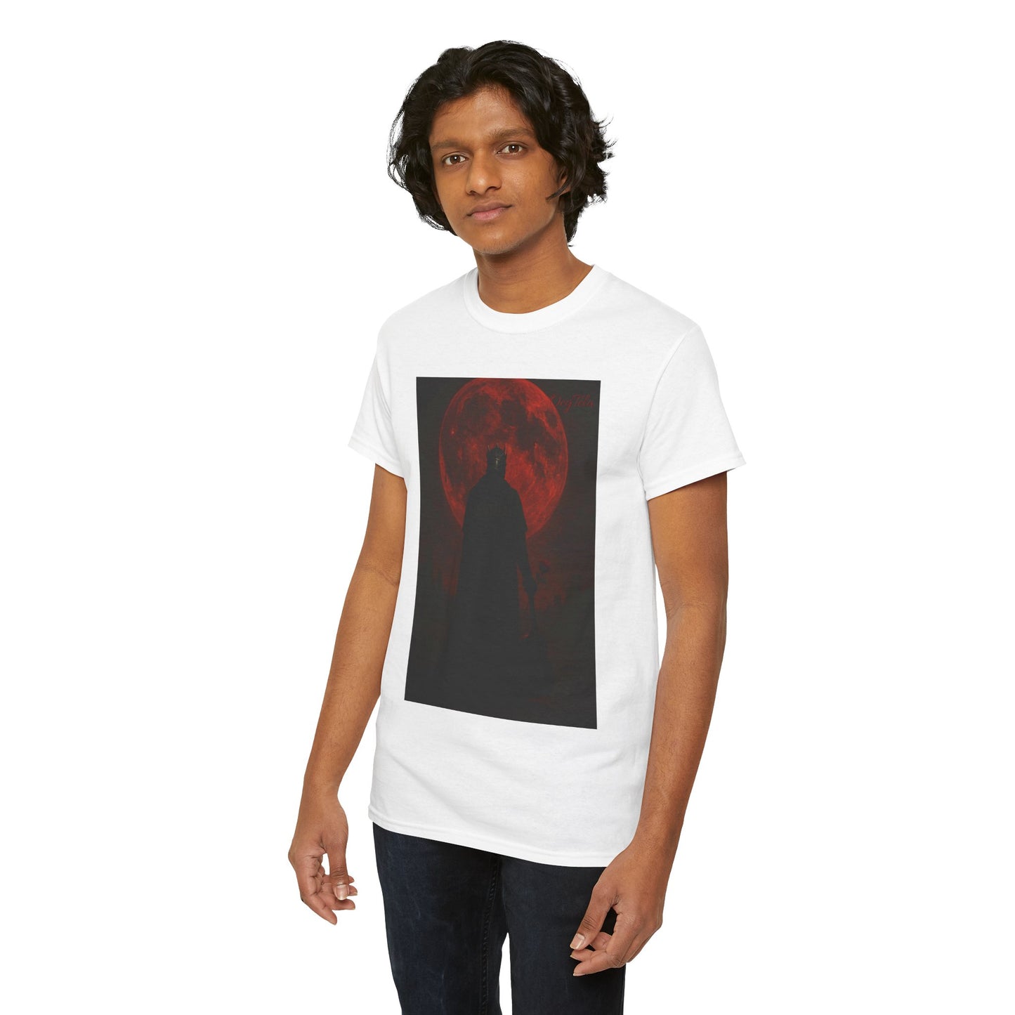 T-Shirt Oegtela King of the Red Moon Unisex Heavy Cotton Tee