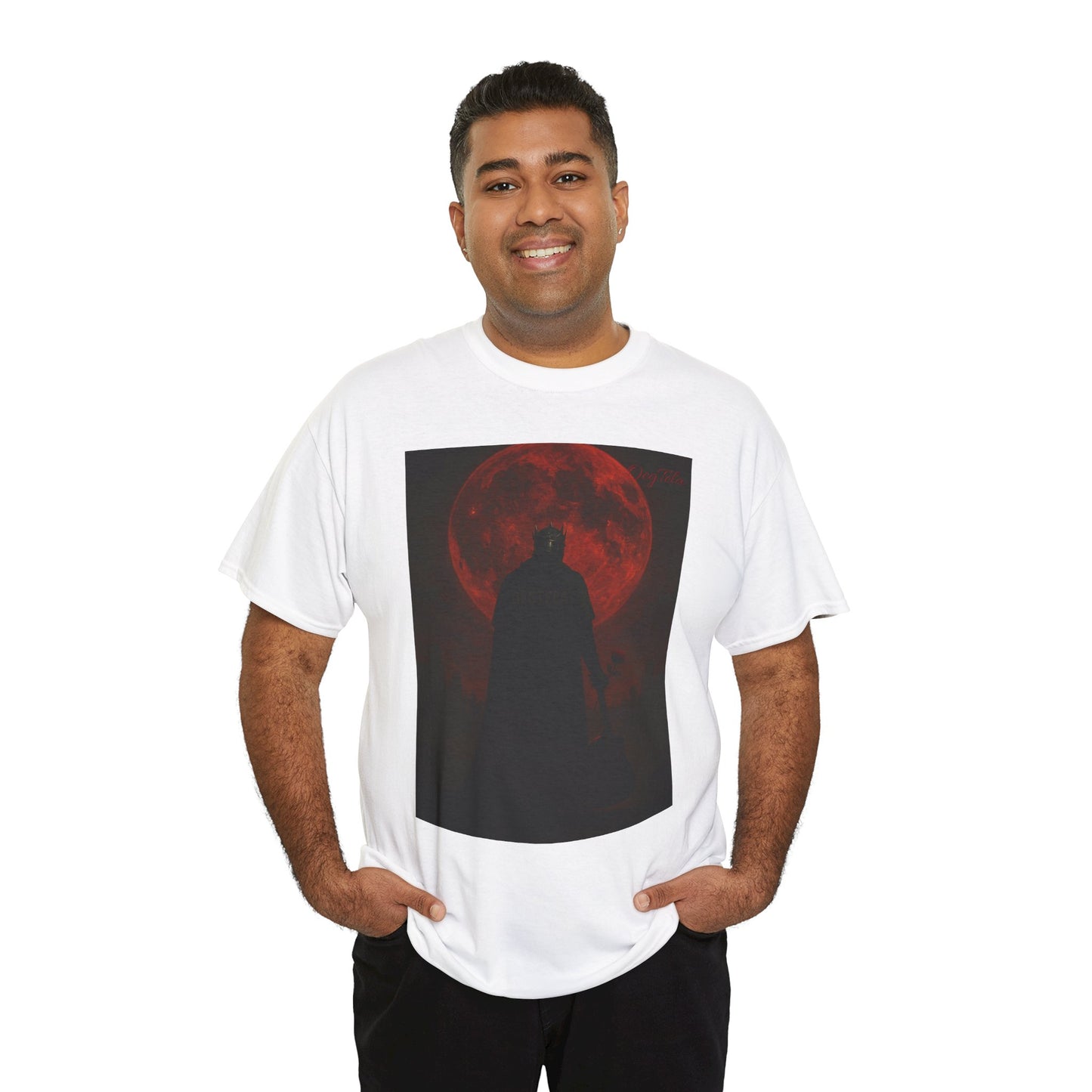 T-Shirt Oegtela King of the Red Moon Unisex Heavy Cotton Tee