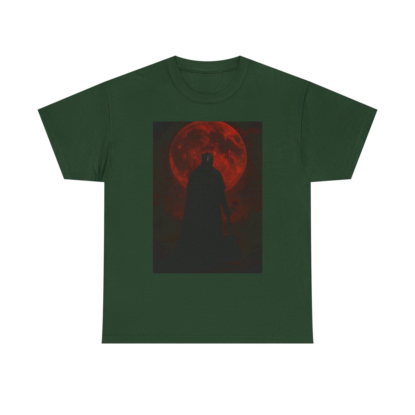 T-Shirt Oegtela King of the Red Moon Unisex Heavy Cotton Tee
