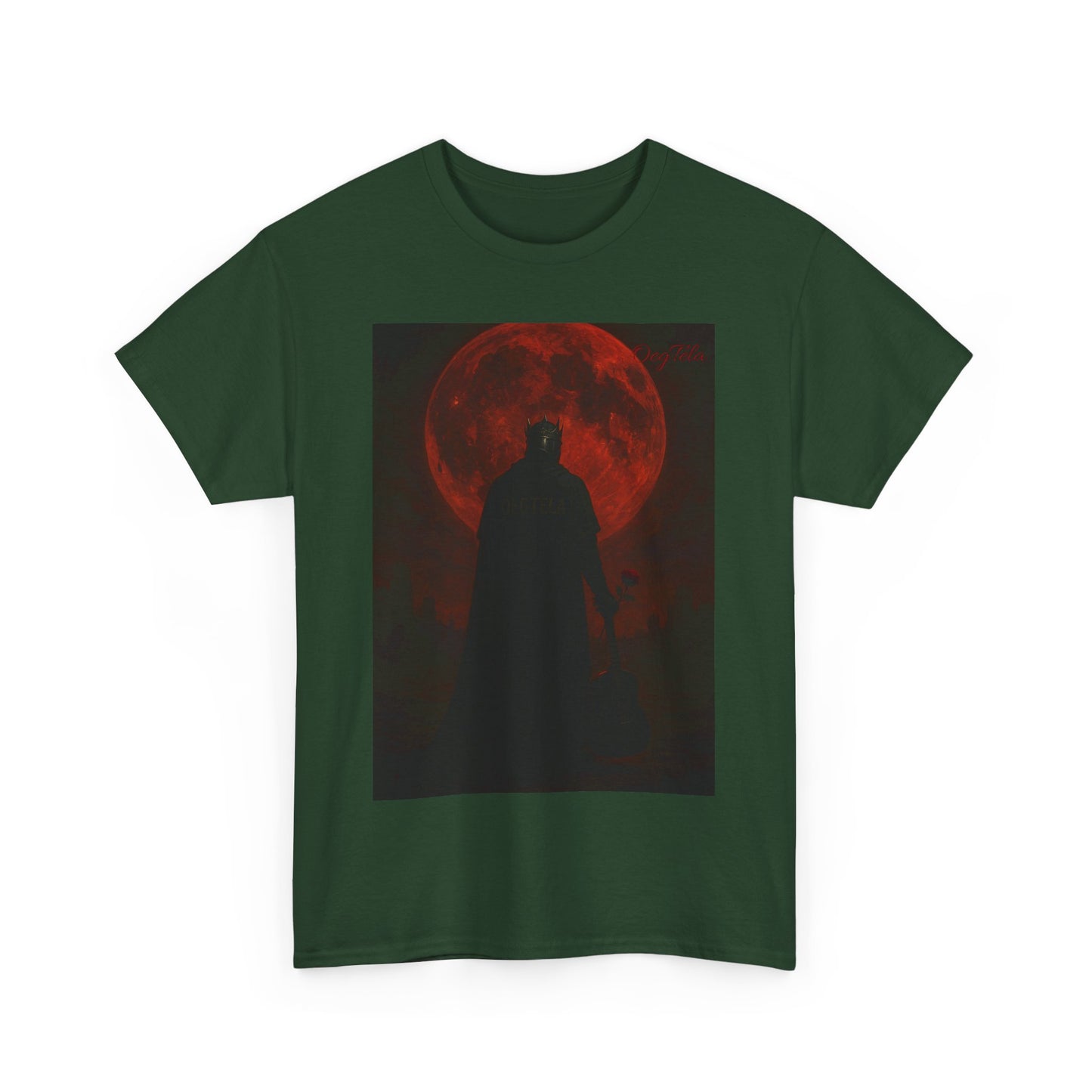 T-Shirt Oegtela King of the Red Moon Unisex Heavy Cotton Tee