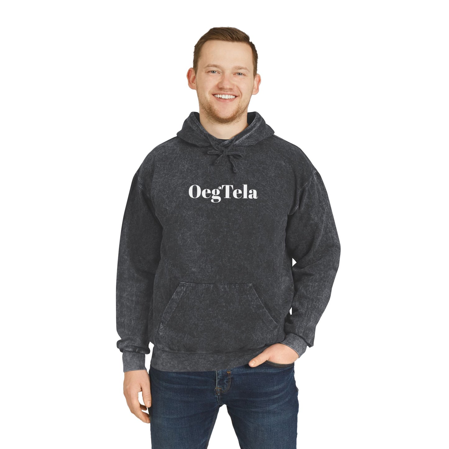 OegTela Unisex Mineral Wash Hoodie