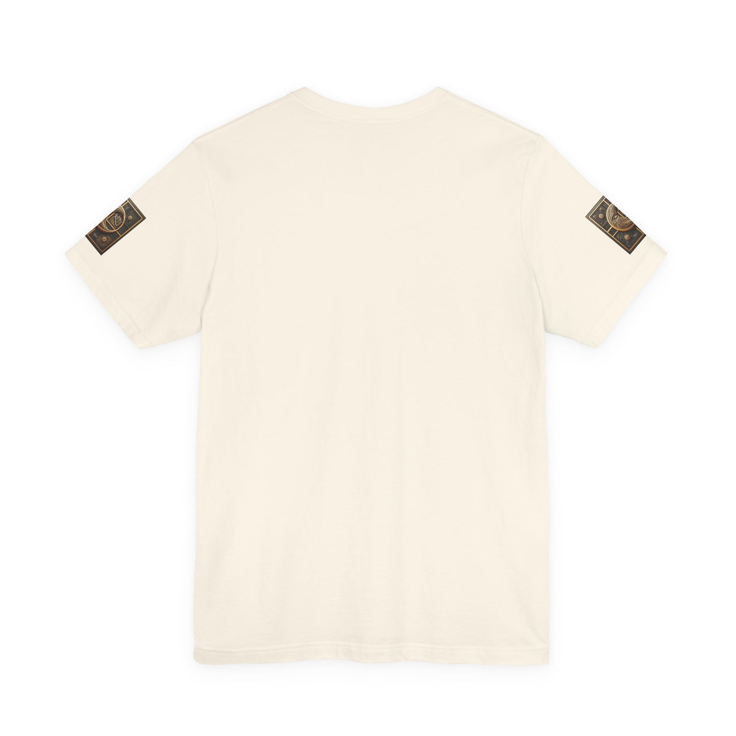 Moonlit Duality Graphic Tee — Vintage Art Nouveau Face Design