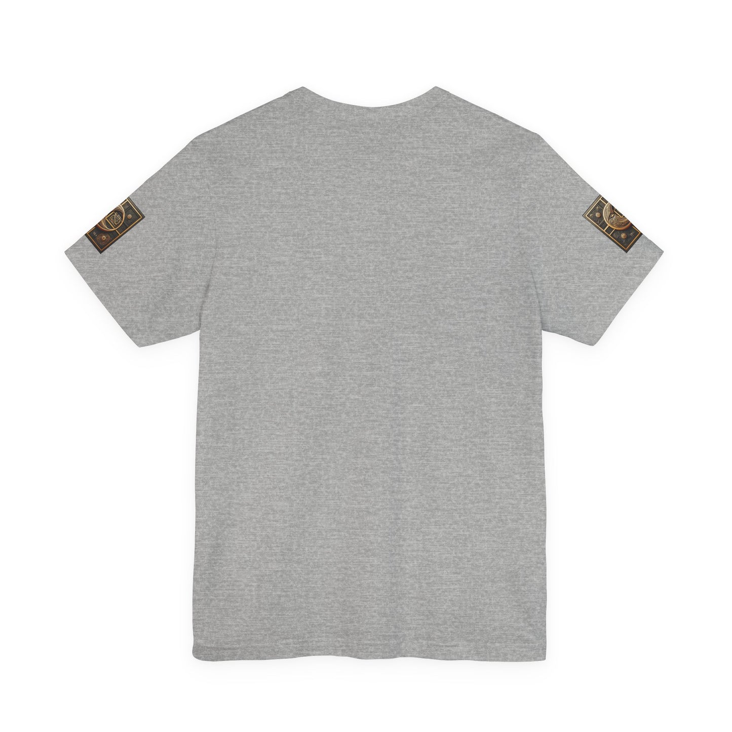 Moonlit Duality Graphic Tee — Vintage Art Nouveau Face Design