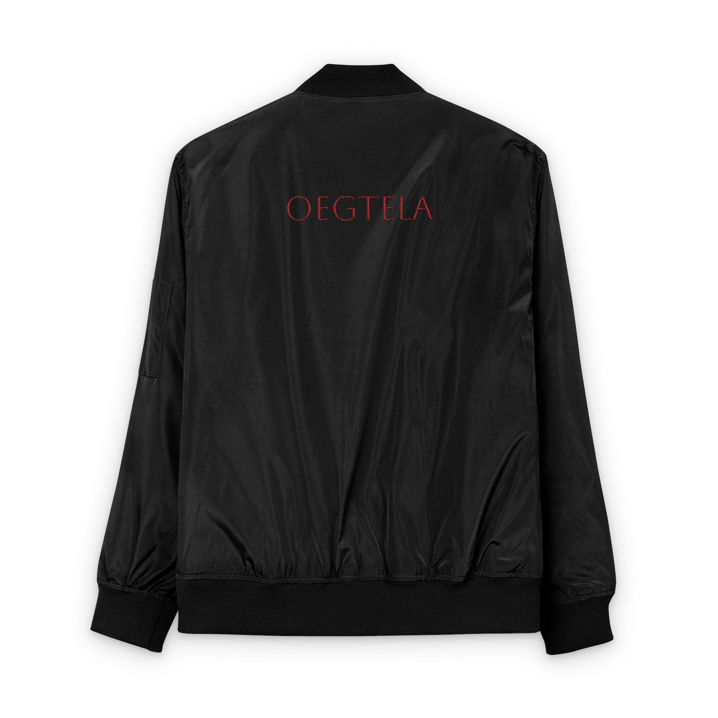 OegTela Embroidered Bomber Jacket - Guardian King and Queen Design