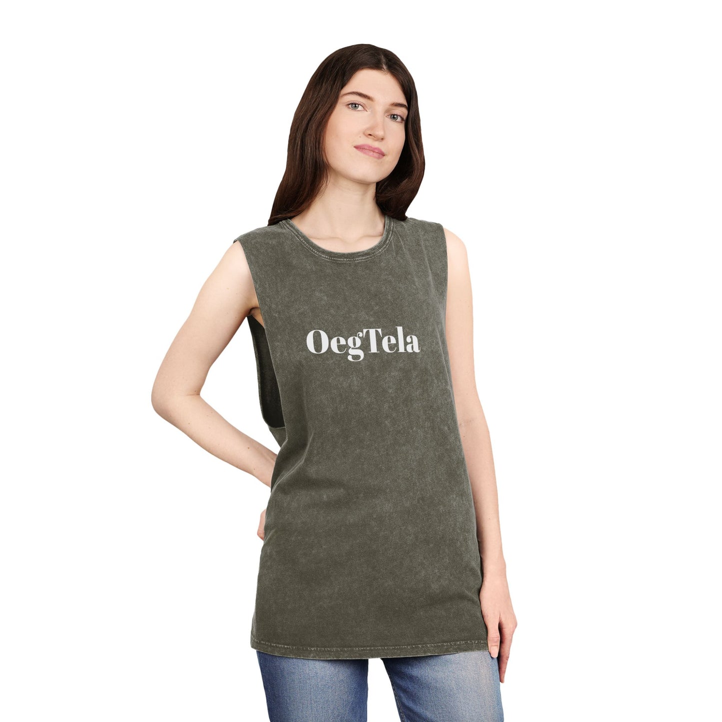 OegTela Unisex Stonewash Tank Top