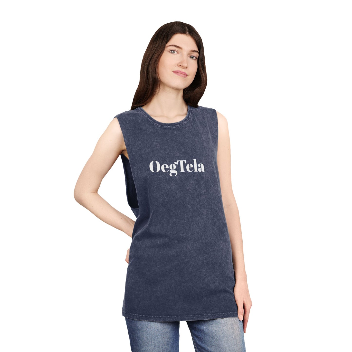 OegTela Unisex Stonewash Tank Top