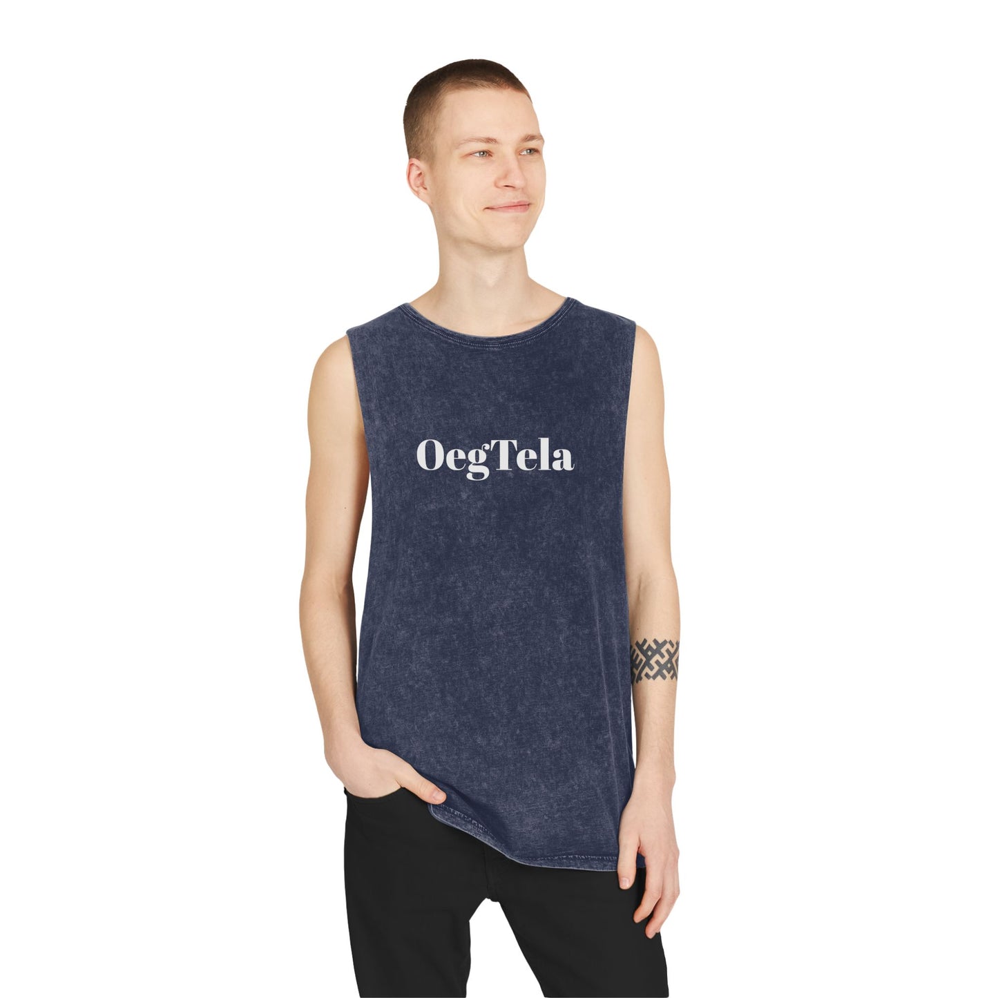 OegTela Unisex Stonewash Tank Top