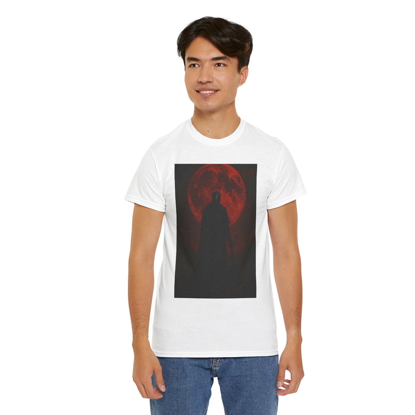 T-Shirt Oegtela King of the Red Moon Unisex Heavy Cotton Tee