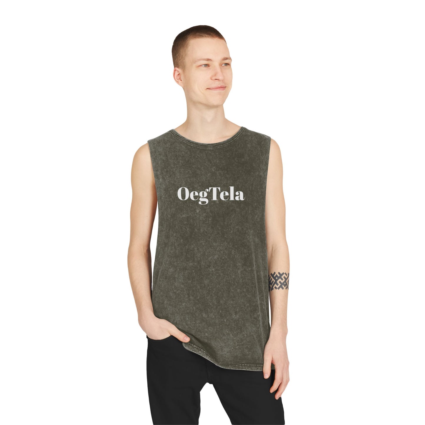 OegTela Unisex Stonewash Tank Top