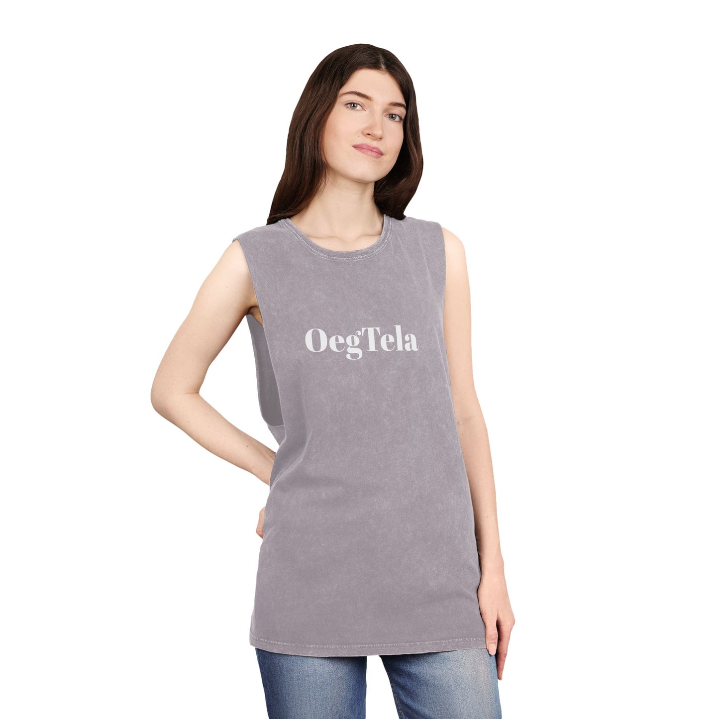 OegTela Unisex Stonewash Tank Top