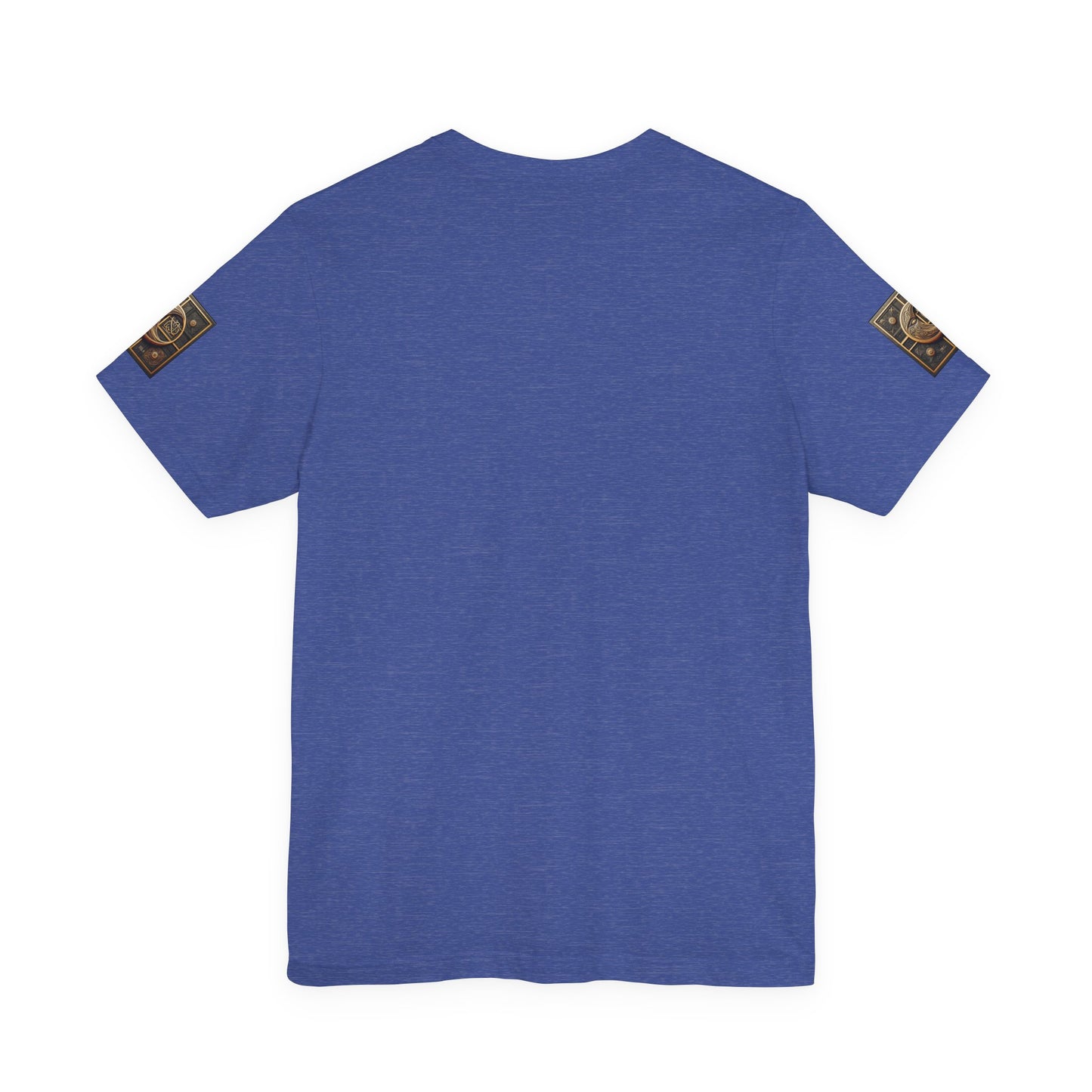 Moonlit Duality Graphic Tee — Vintage Art Nouveau Face Design