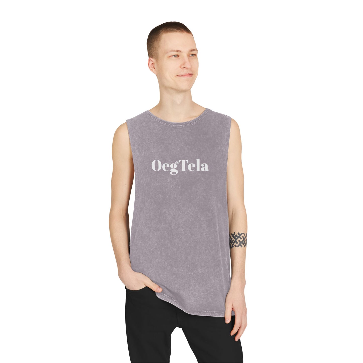 OegTela Unisex Stonewash Tank Top