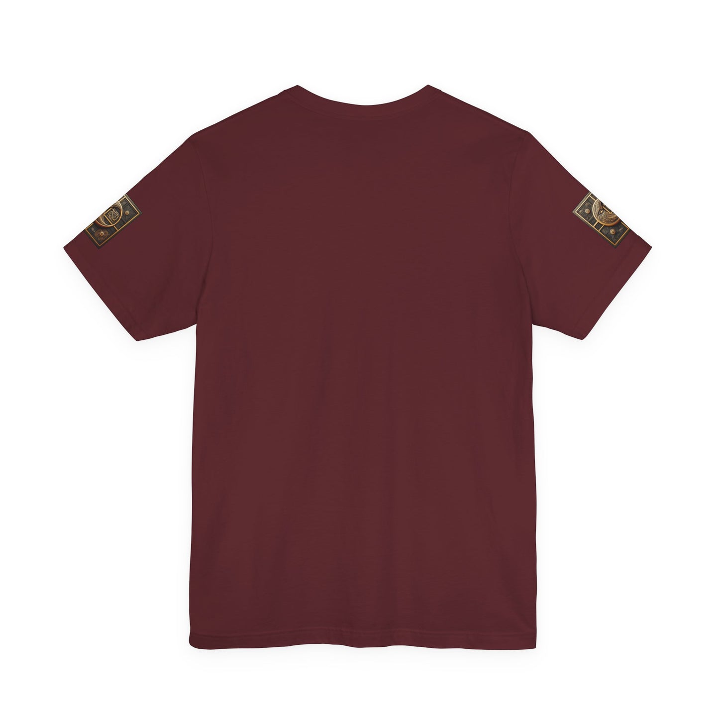 Moonlit Duality Graphic Tee — Vintage Art Nouveau Face Design