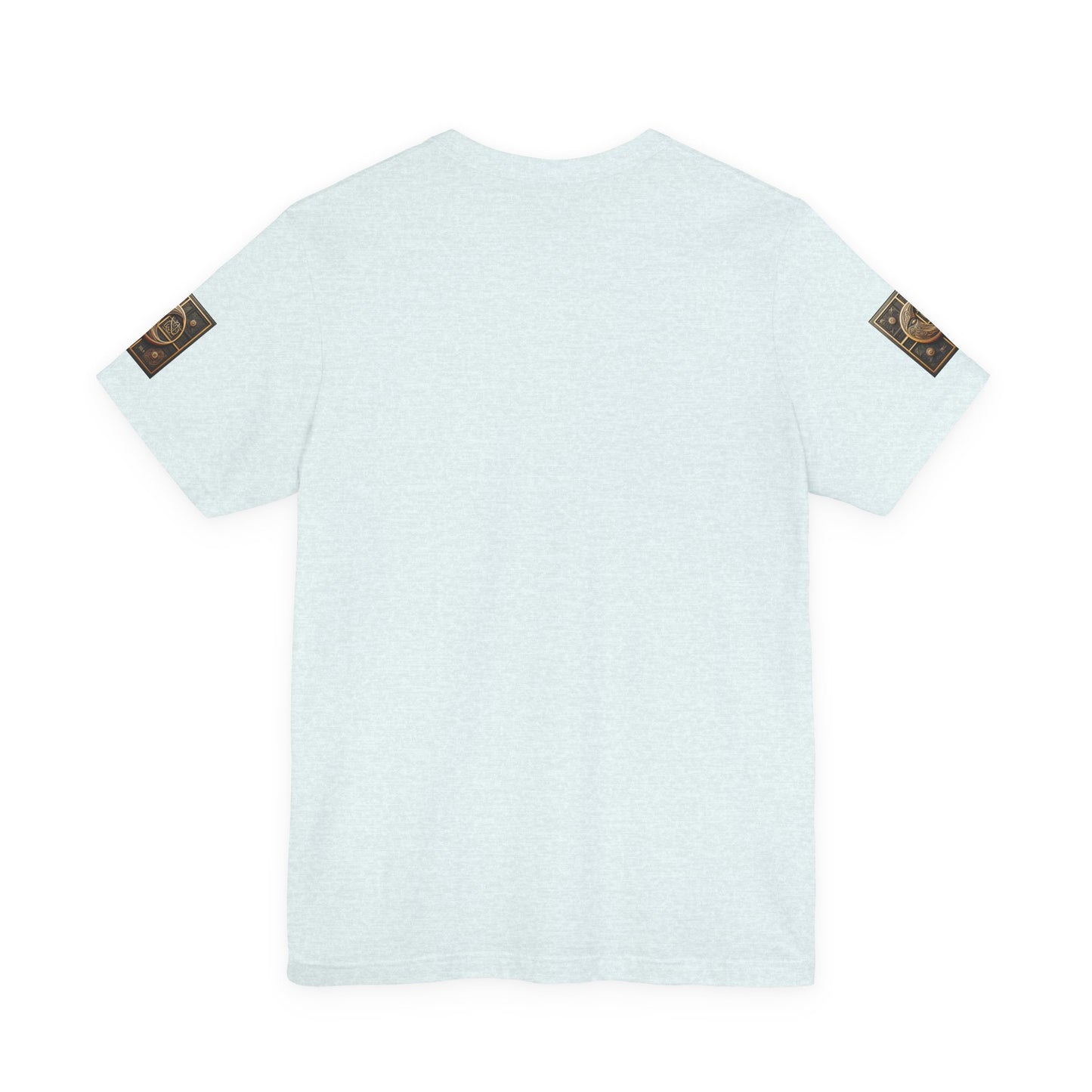 Moonlit Duality Graphic Tee — Vintage Art Nouveau Face Design