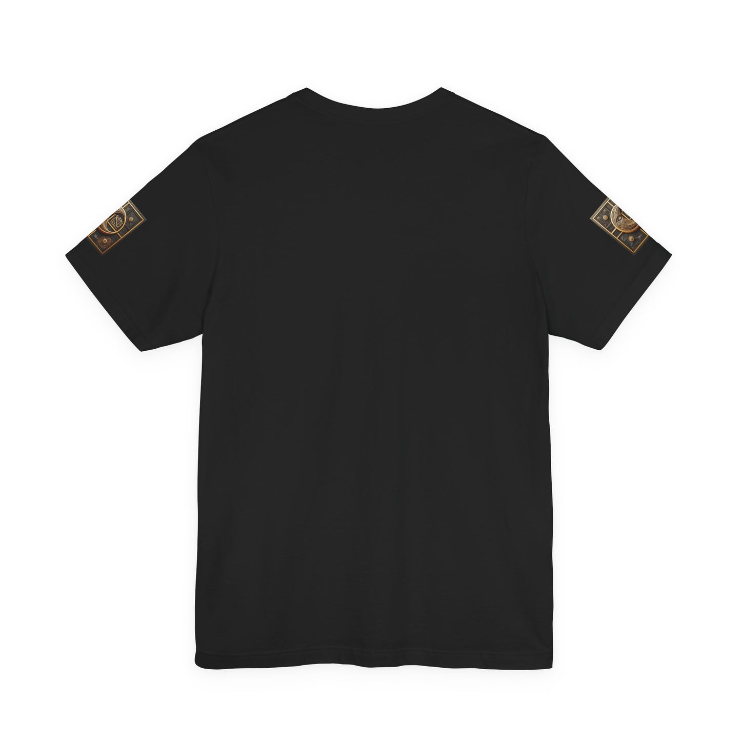 Moonlit Duality Graphic Tee — Vintage Art Nouveau Face Design