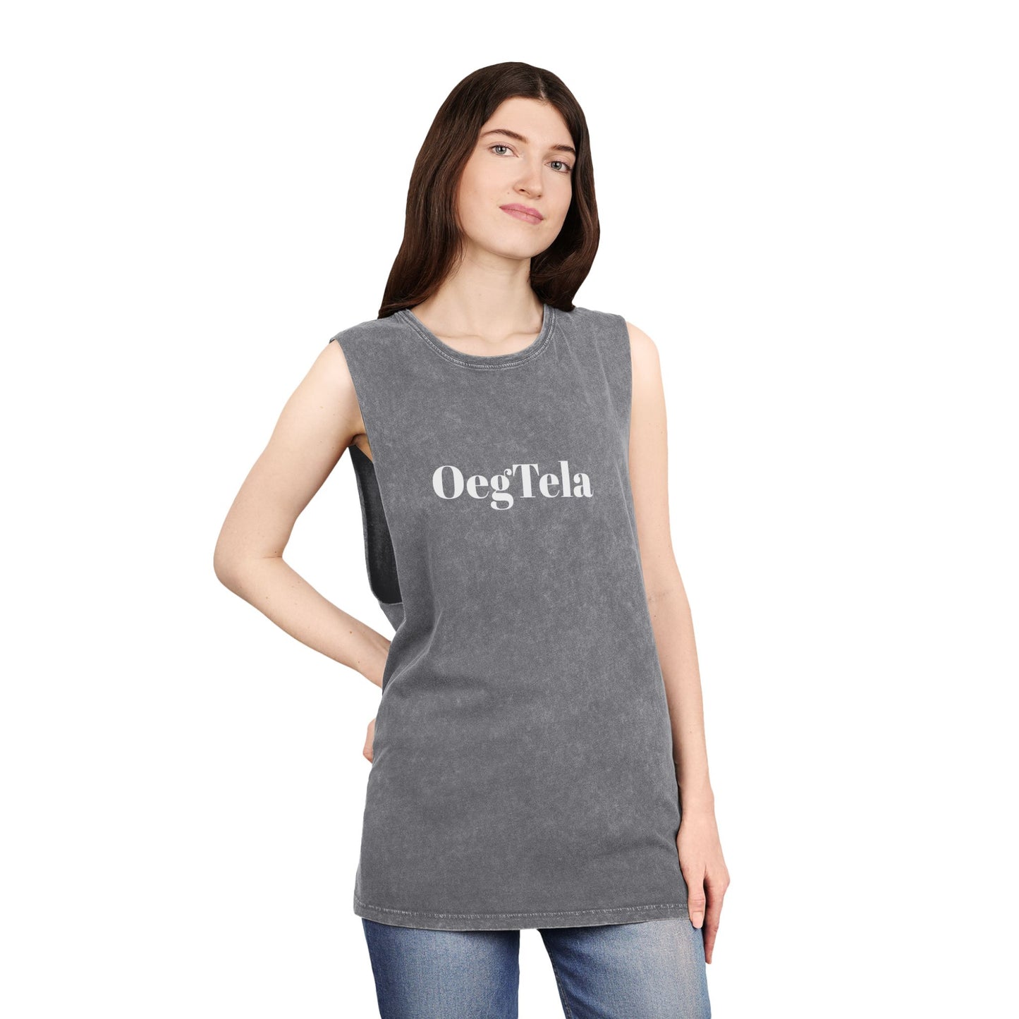 OegTela Unisex Stonewash Tank Top