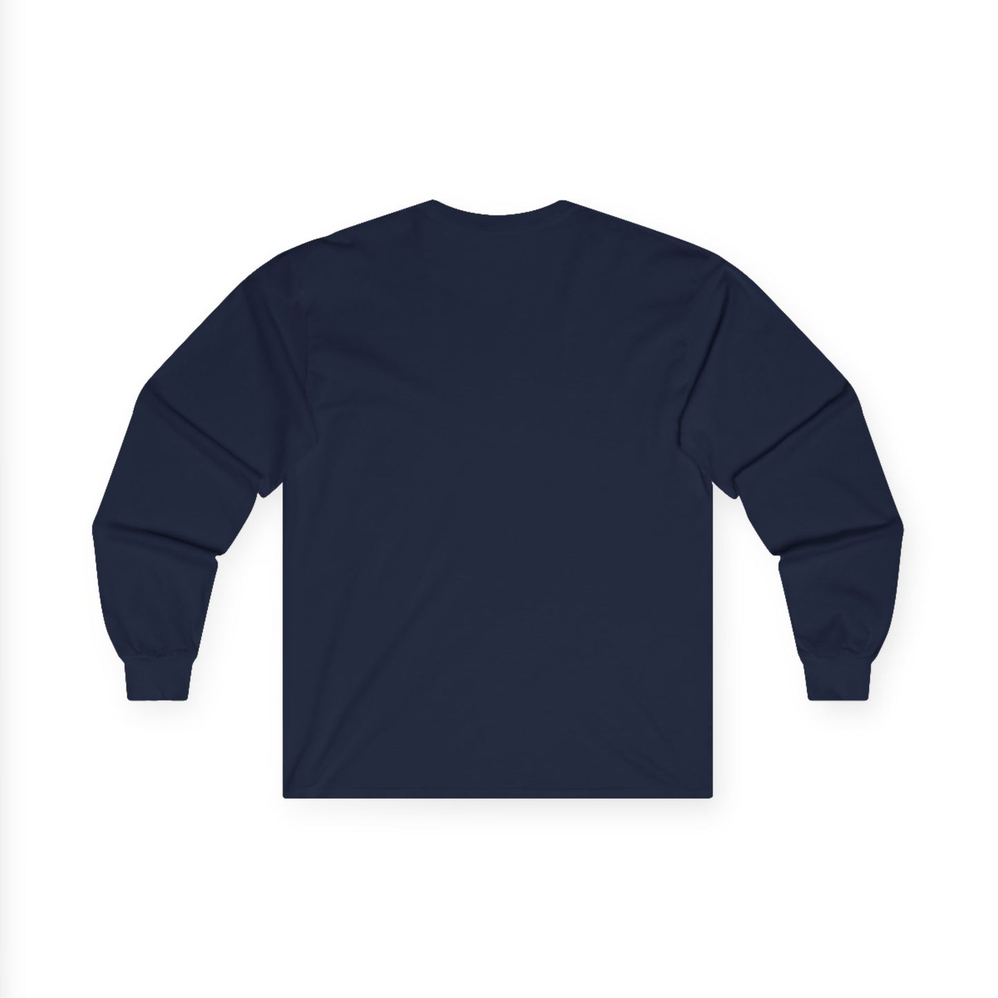 Oegtela Minimal Gold Script Long Sleeve Tee — Gold Script Minimalist Design