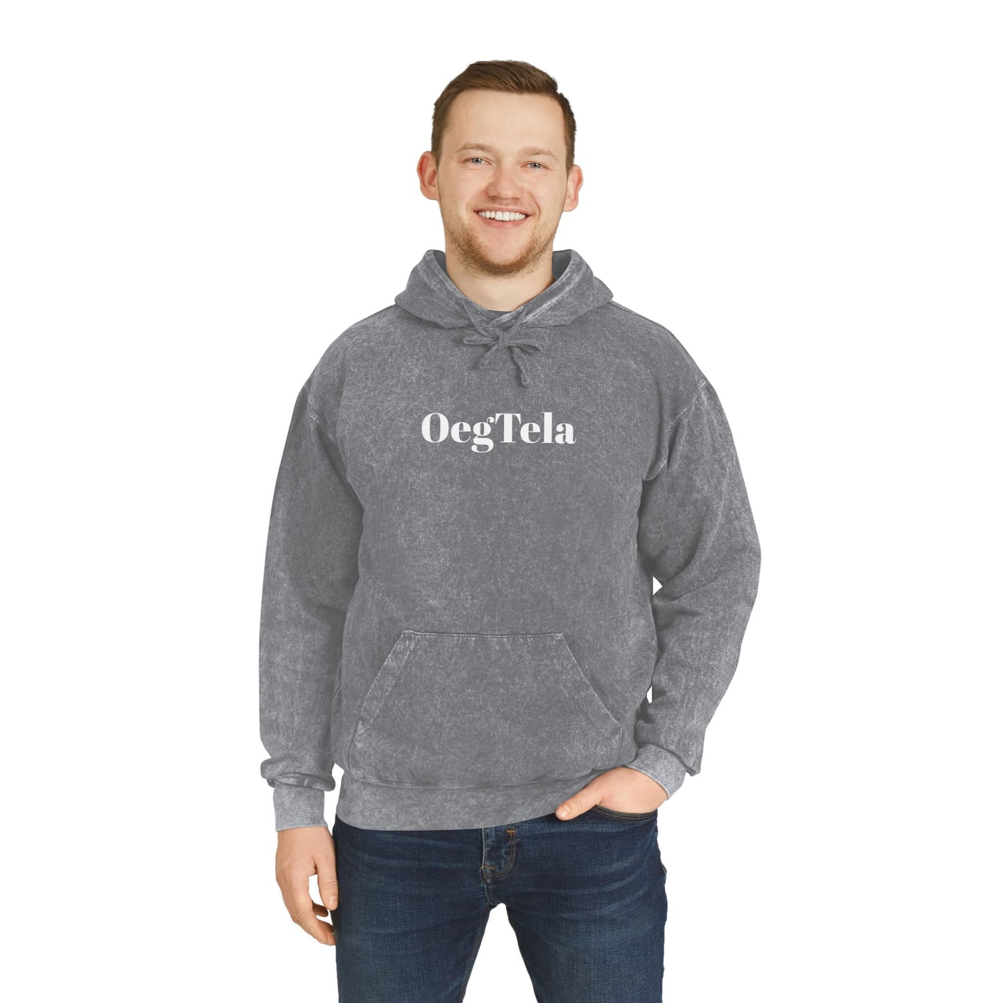 OegTela Unisex Mineral Wash Hoodie