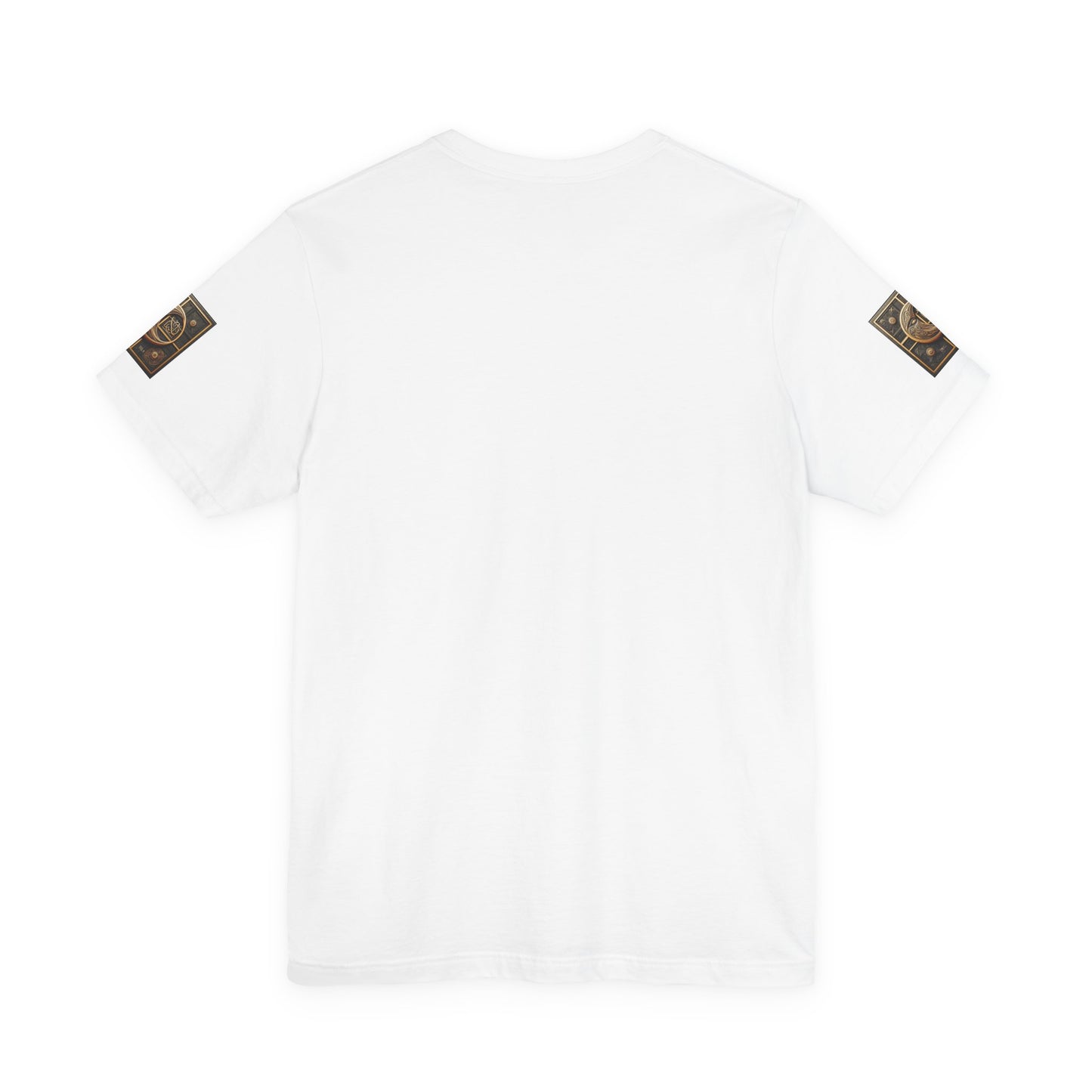 Moonlit Duality Graphic Tee — Vintage Art Nouveau Face Design
