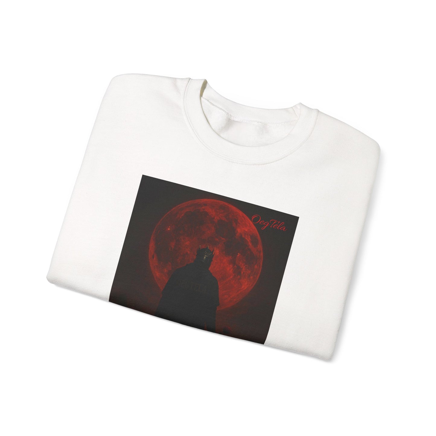 Oegtela King of the Red Moon Crewneck Sweatshirt