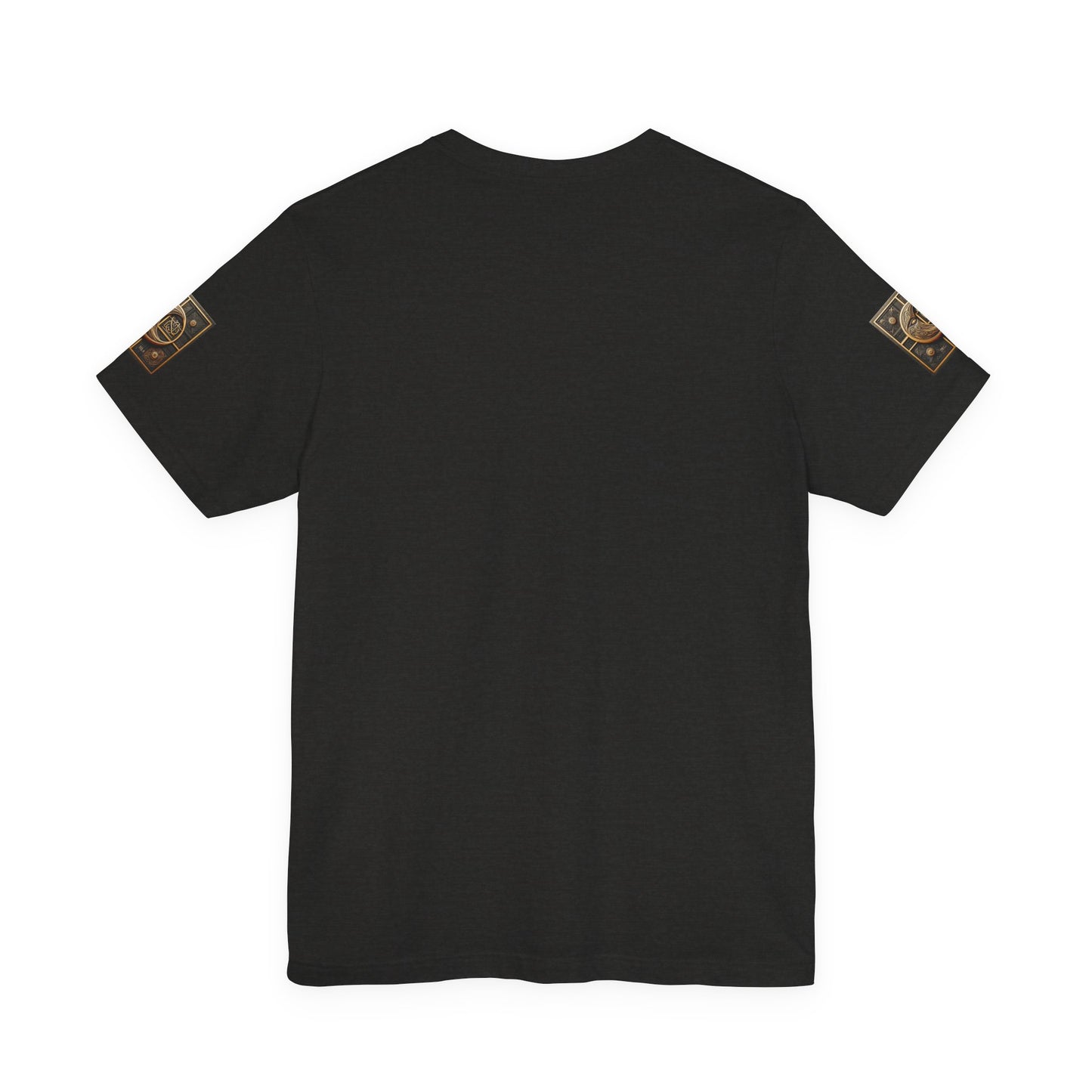Moonlit Duality Graphic Tee — Vintage Art Nouveau Face Design