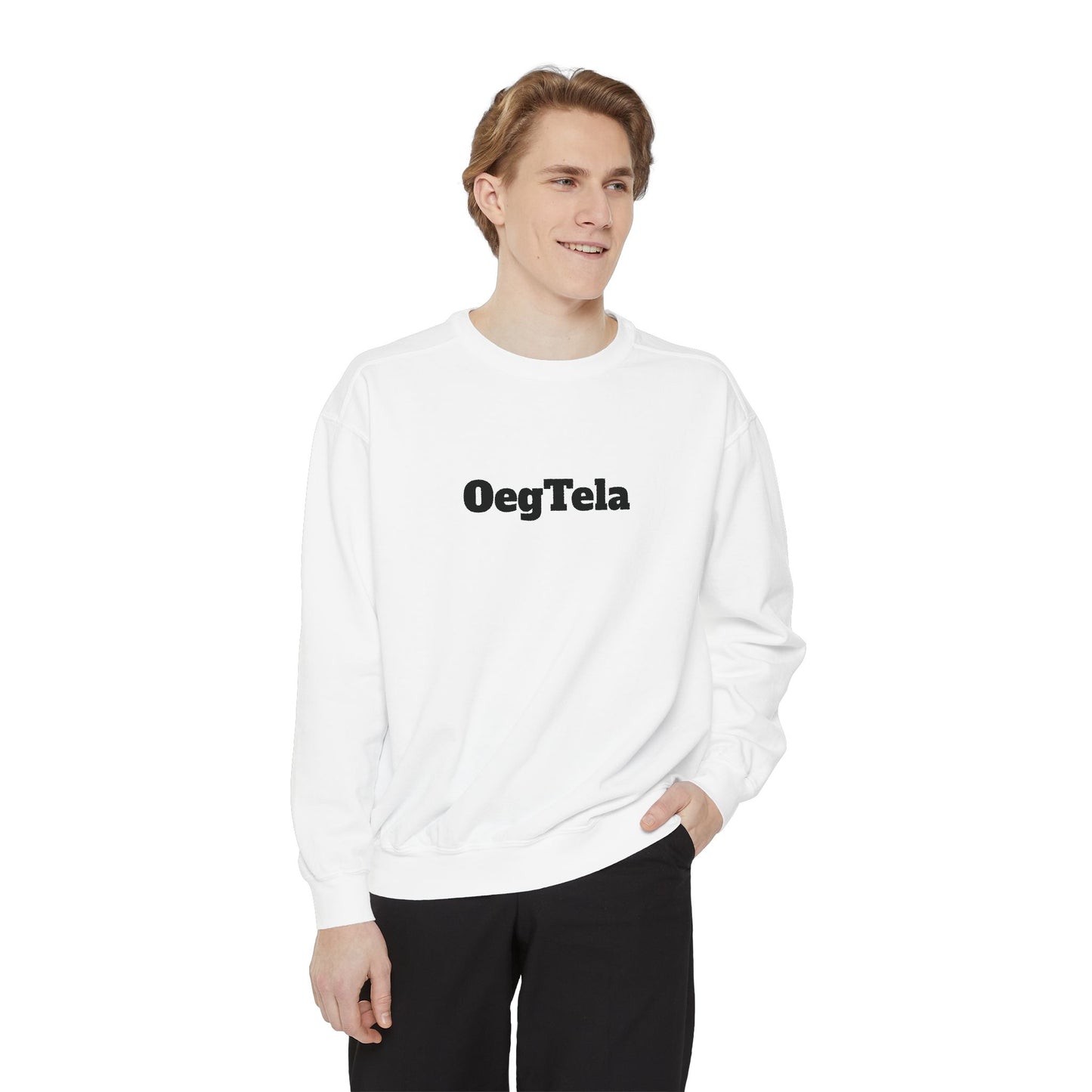 OegTela Unisex Garment-Dyed Sweatshirt