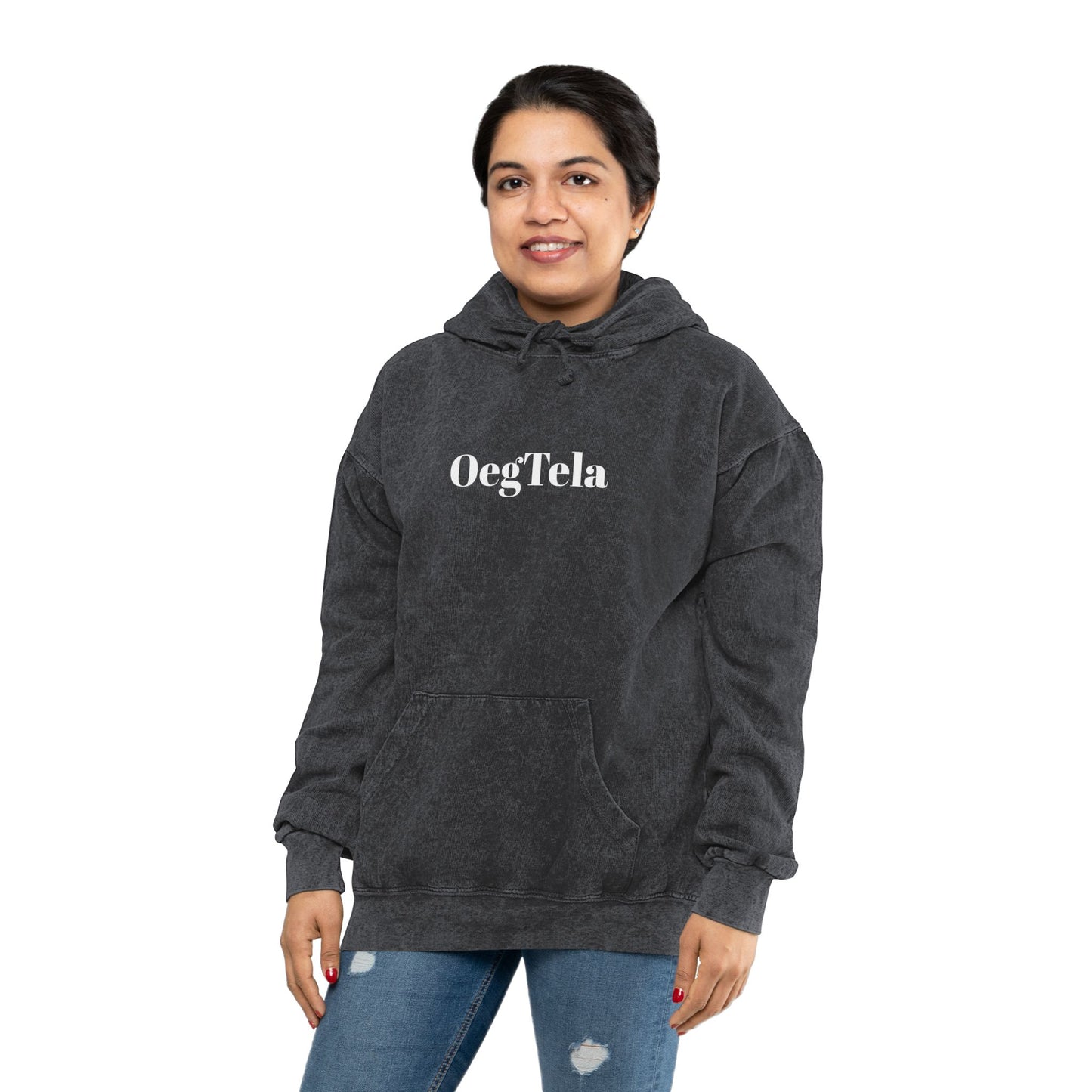 OegTela Unisex Mineral Wash Hoodie