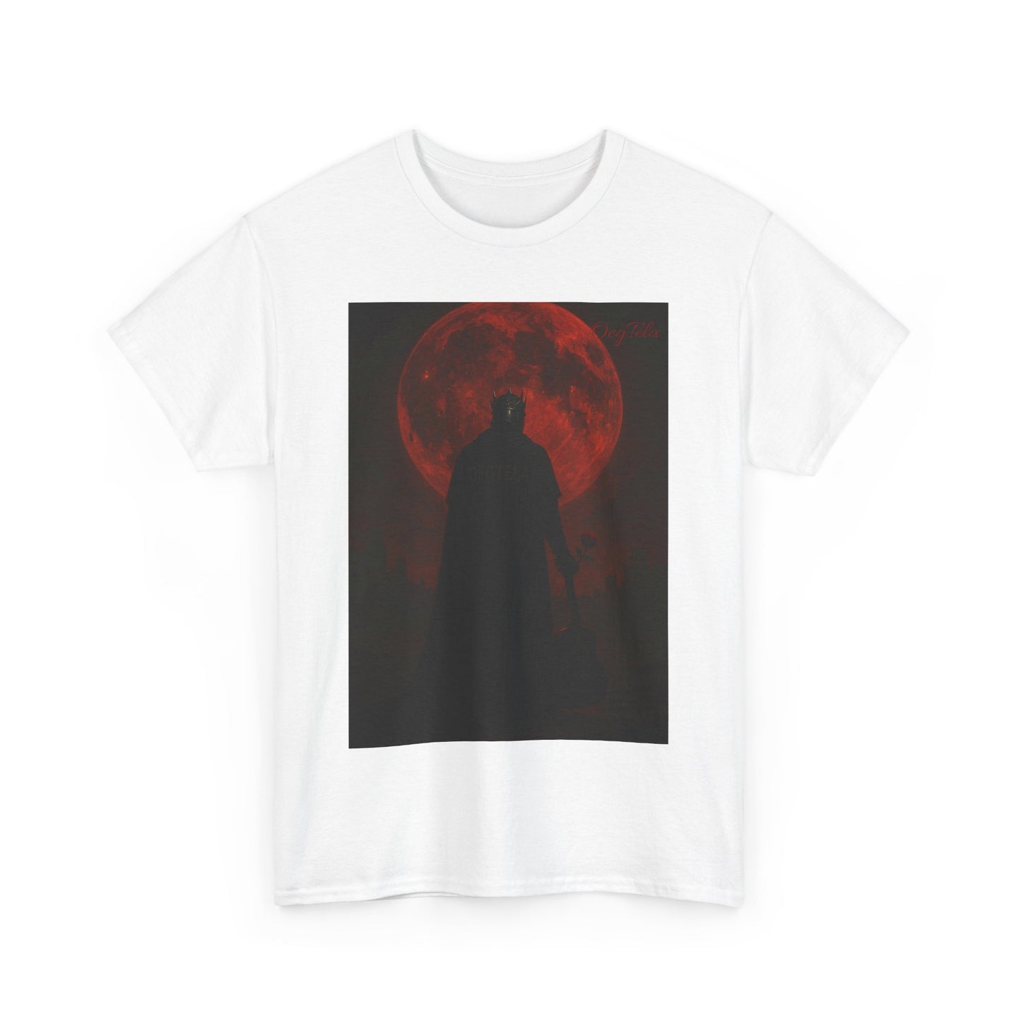 T-Shirt Oegtela King of the Red Moon Unisex Heavy Cotton Tee