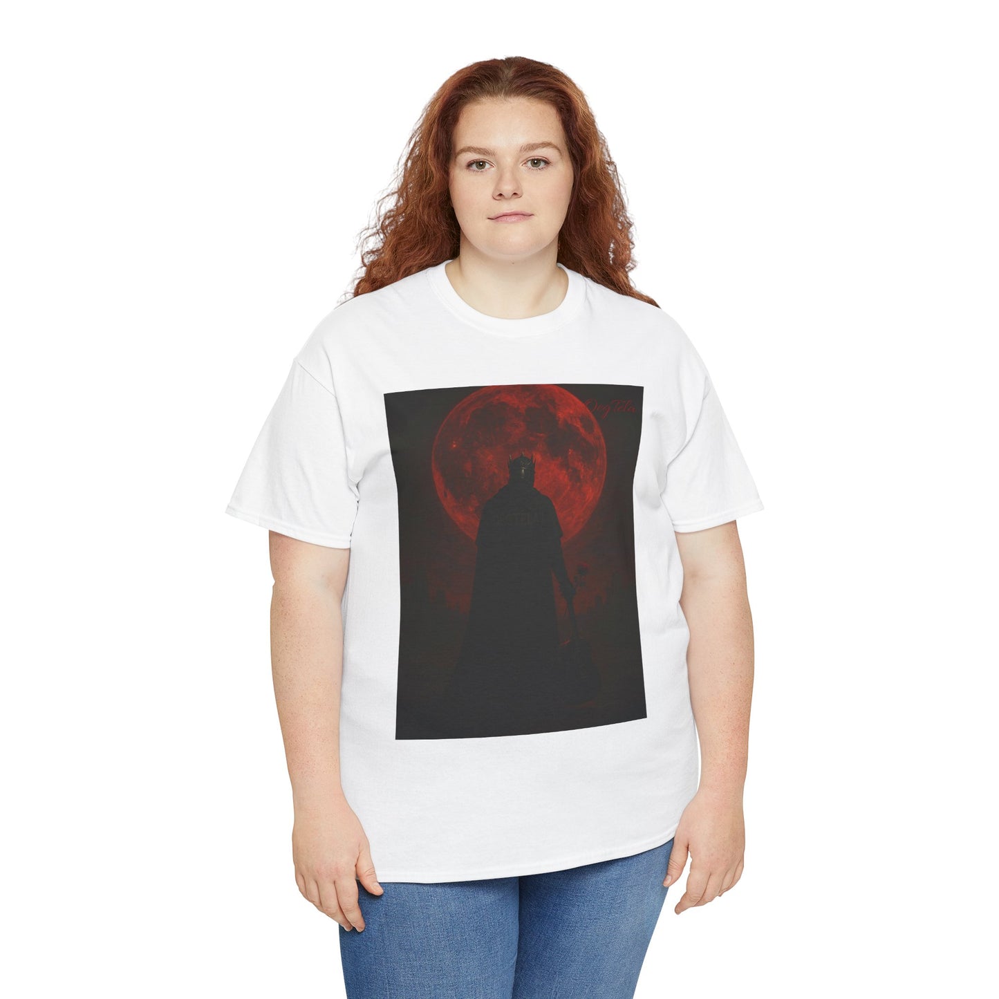 T-Shirt Oegtela King of the Red Moon Unisex Heavy Cotton Tee