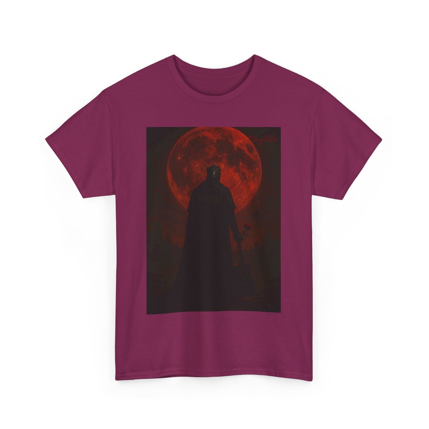 T-Shirt Oegtela King of the Red Moon Unisex Heavy Cotton Tee