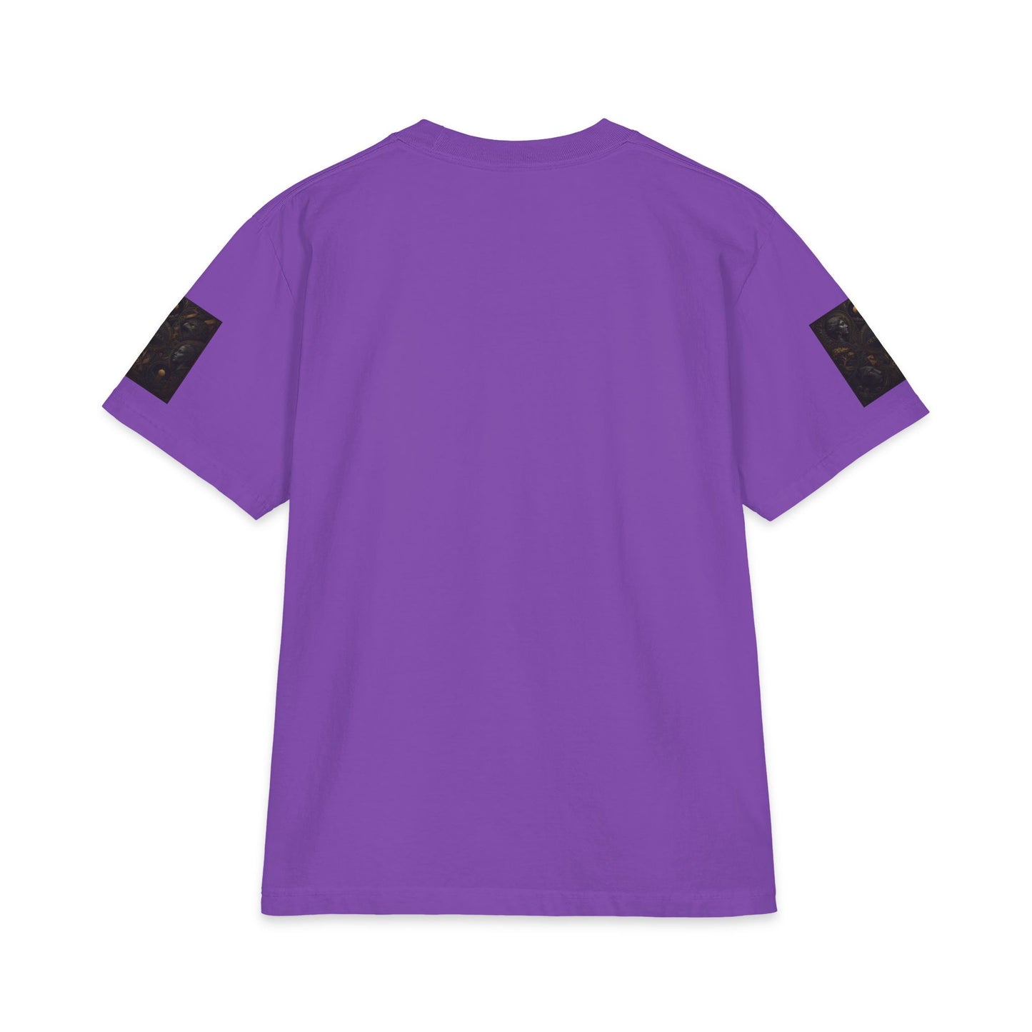 Oeg Tela Black Graphic Tee — Minimal Gold Arch Logo Short Sleeve Shirt