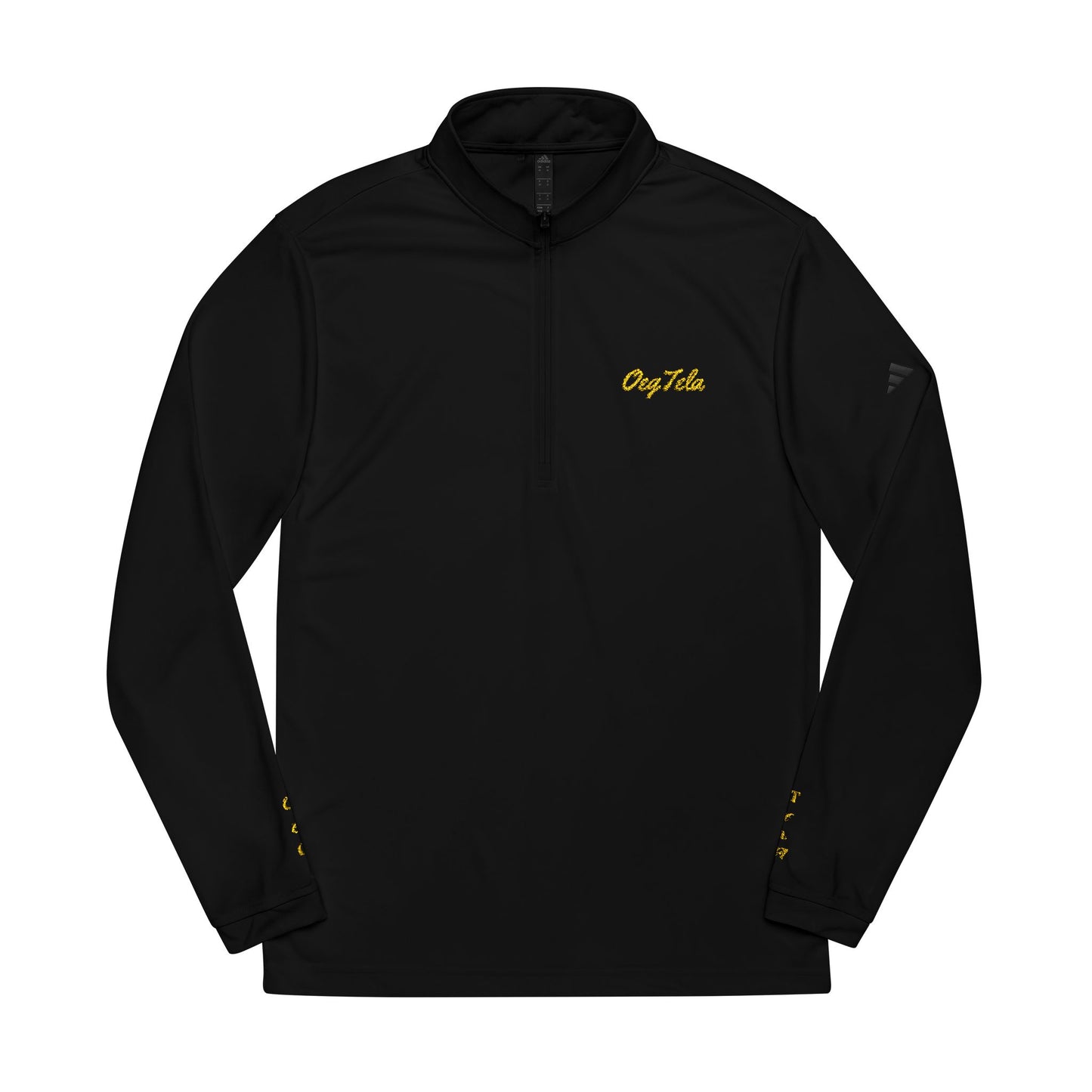 OegTela Classic Navy Quarter-Zip Pullover – Athletic Embroidered Top
