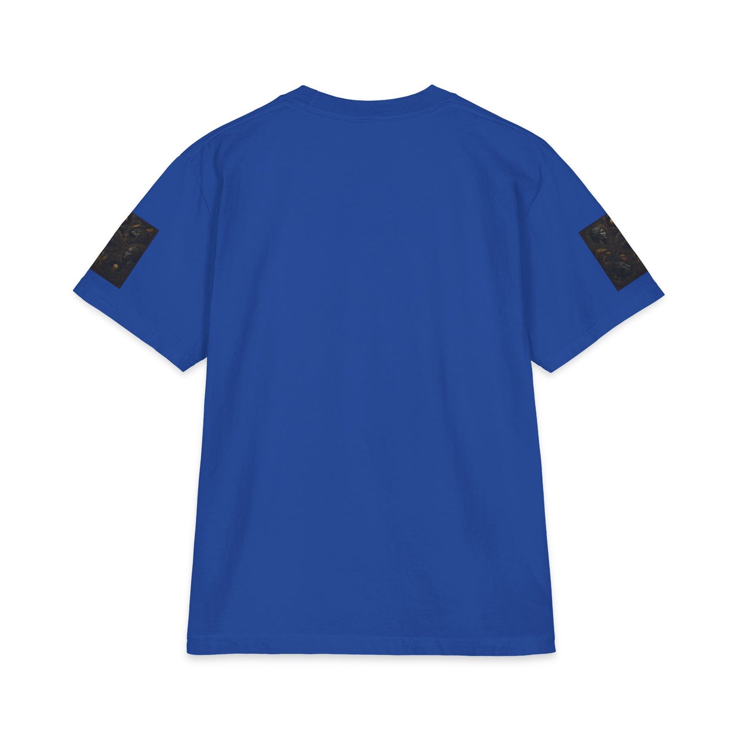 Oeg Tela Black Graphic Tee — Minimal Gold Arch Logo Short Sleeve Shirt