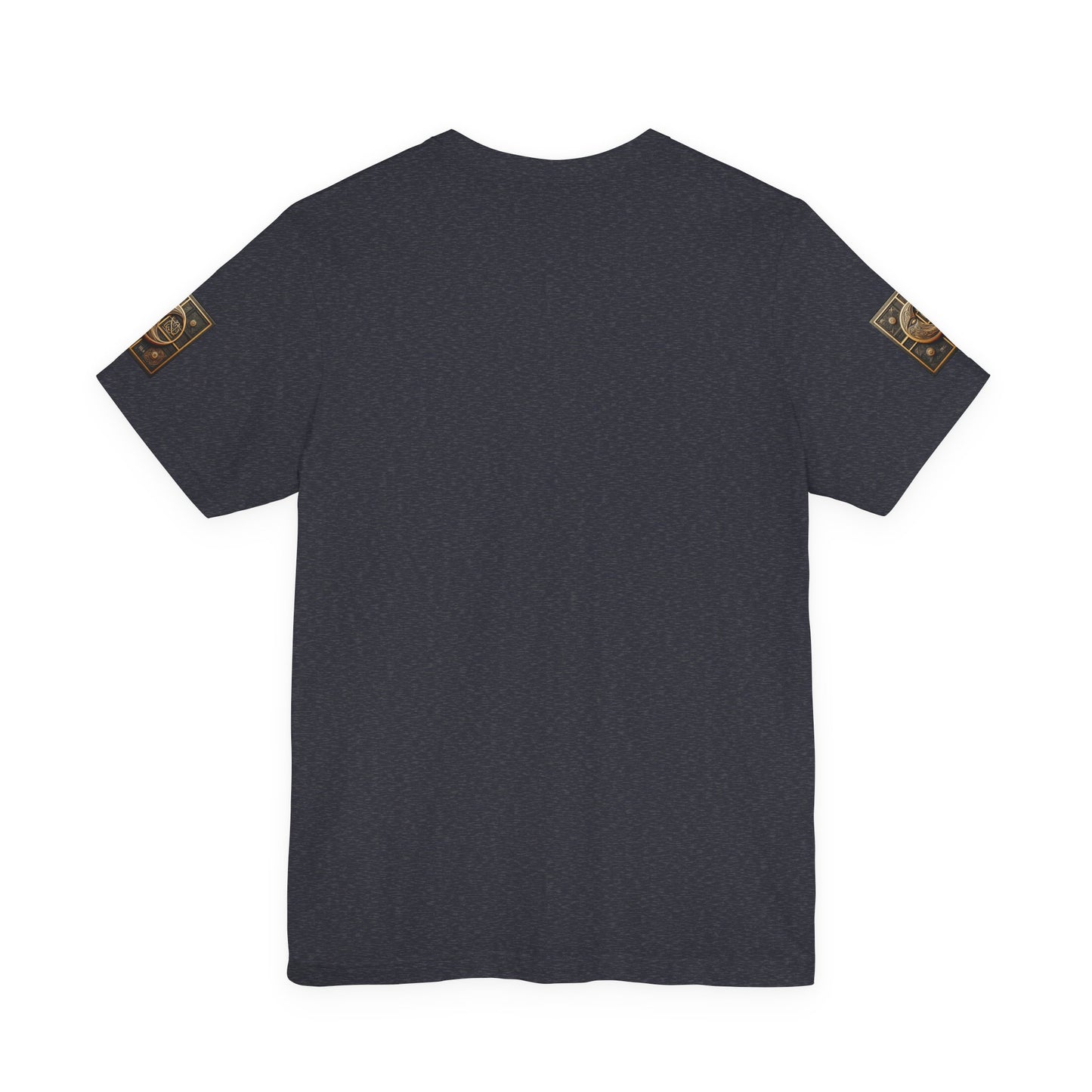Moonlit Duality Graphic Tee — Vintage Art Nouveau Face Design