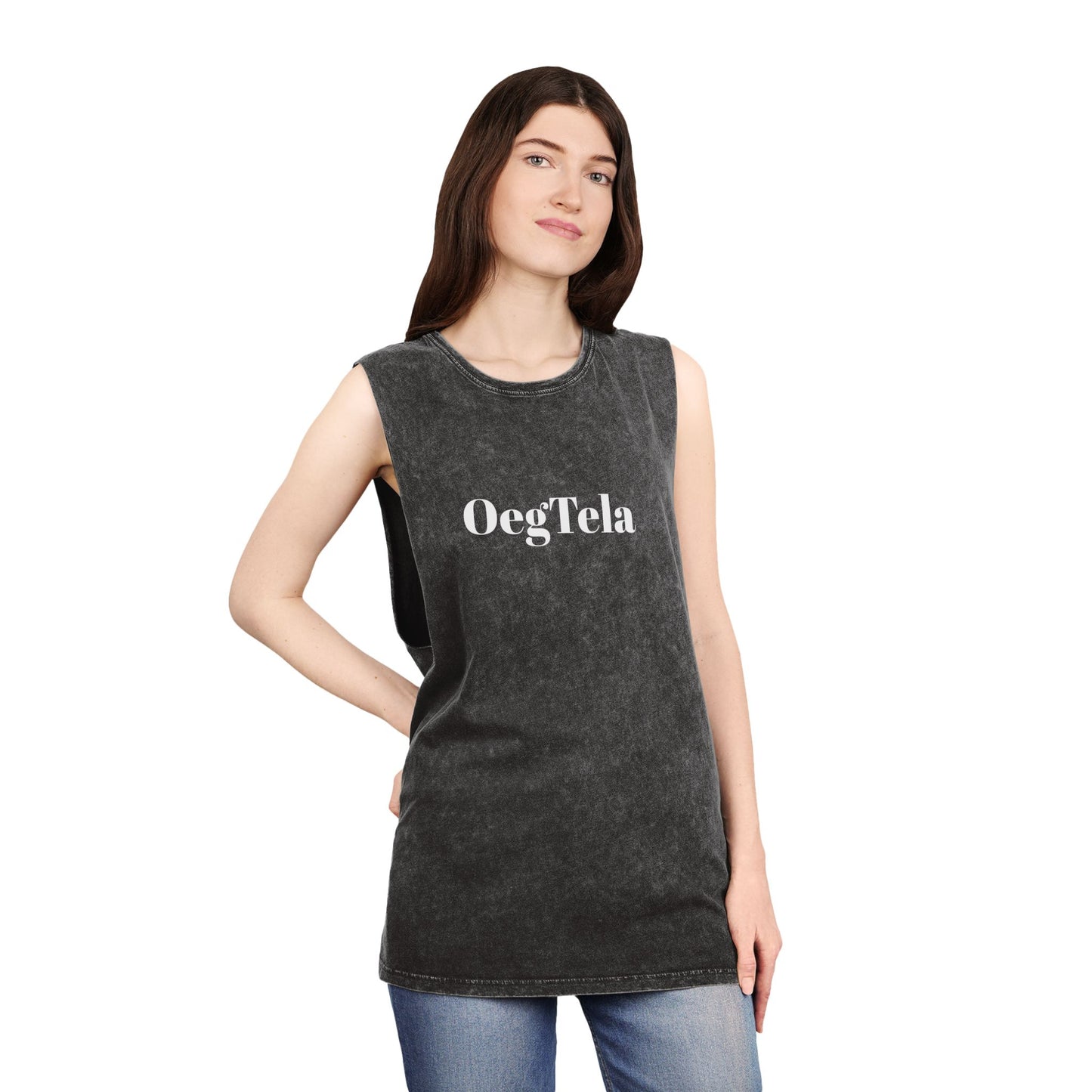 OegTela Unisex Stonewash Tank Top