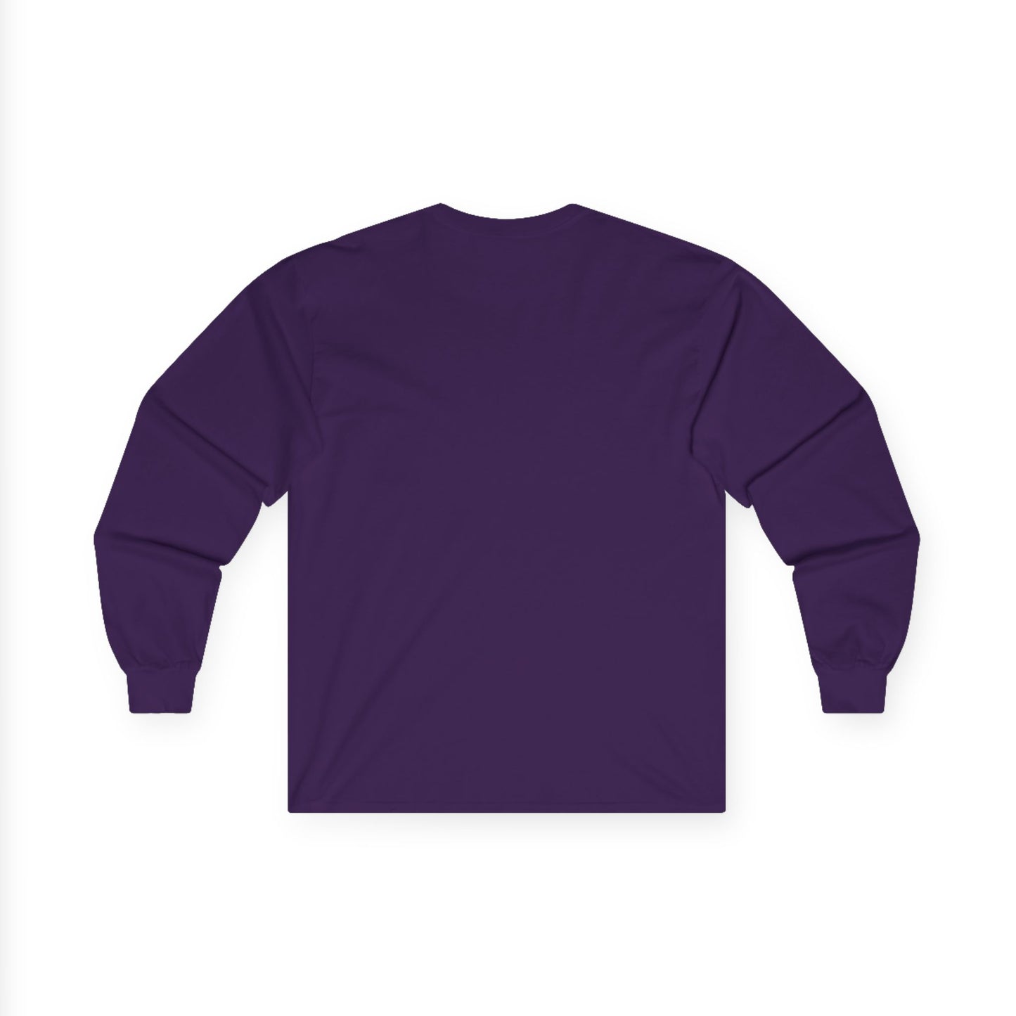 Oegtela Minimal Gold Script Long Sleeve Tee — Gold Script Minimalist Design